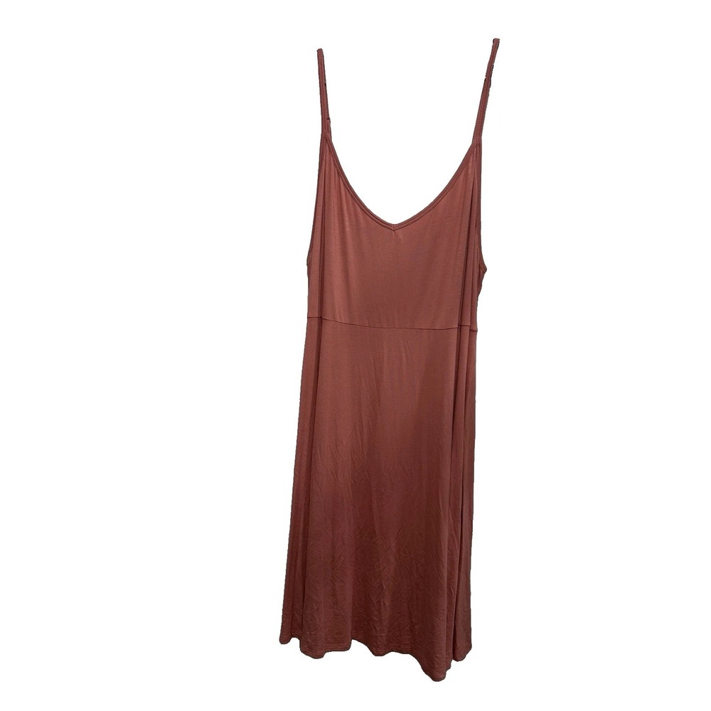Torrid  Sleeveless Cupro Slip Dress‎ Women's Plus Size 3X Marsala Pink Neutral